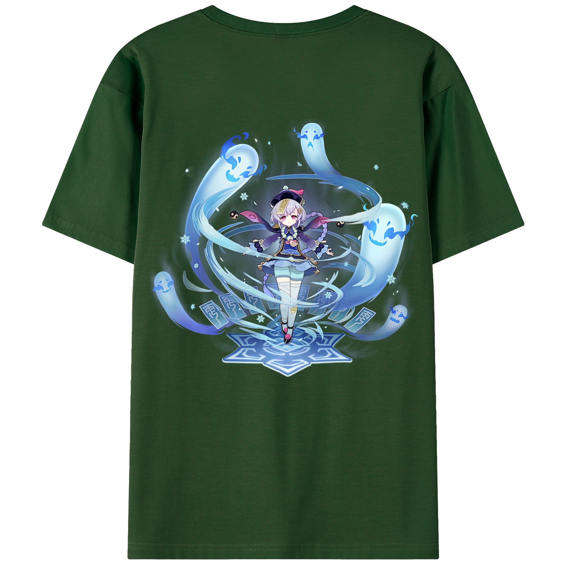 げんし神 七七 なな  genshin Nana 綿100％半袖Tシャツ（背面プリント）